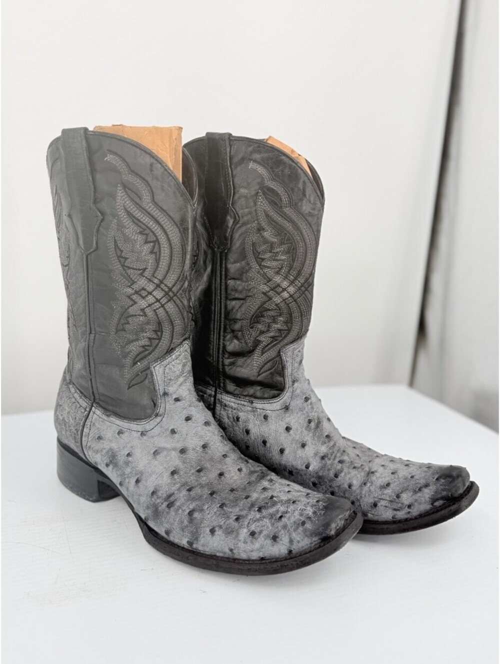 Men's Size 11 El Malcreado "Solo Para Jefes" Genuine Ostrich Exotic Cowboy boots
